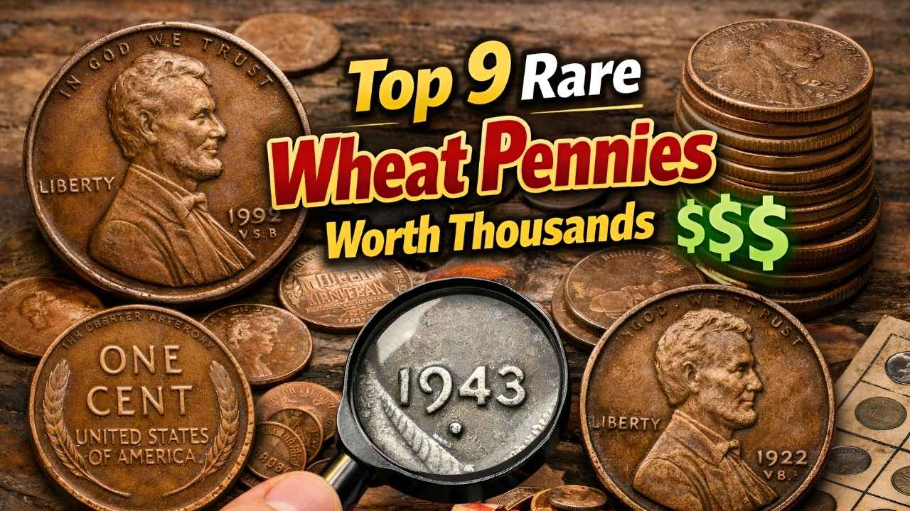 Top 9 Rare Wheat Pennies Worth Thousands: Hidden Treasures in Your Pocket Change