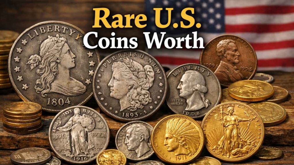 Top 3 Rare U.S. Coins Worth Huge Money – Hidden Fortune in Your Pocket Change