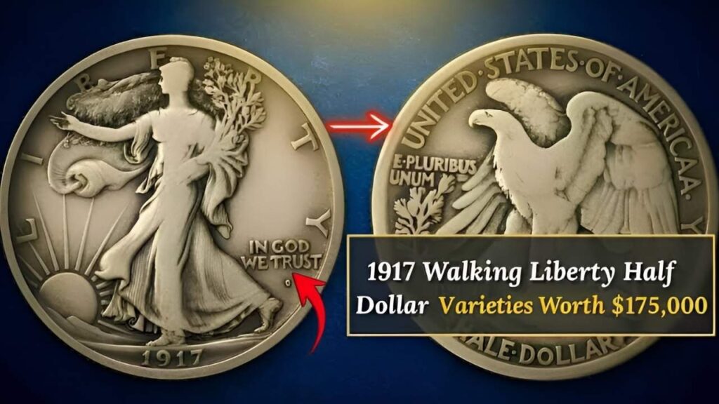 Walking Liberty Half Dollar 1917 Value – Worth Up to $175,000